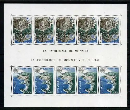 Monaco Block 12 postfrisch Cept #OZ707