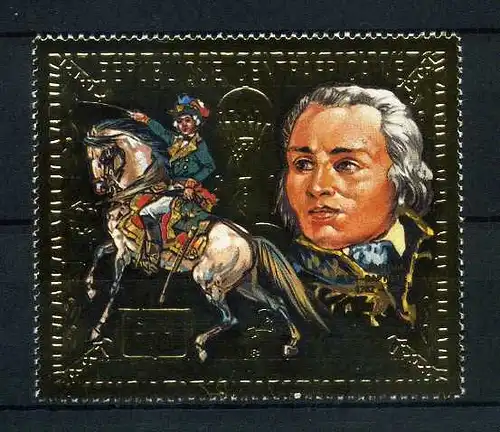 Zentralafrika 1396 A postfrisch franz. Revolution #OZ913