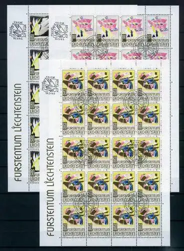 Liechtenstein Kleinbogen 1096-1189 Weihnachten Ersttagssonderstempel #JG467