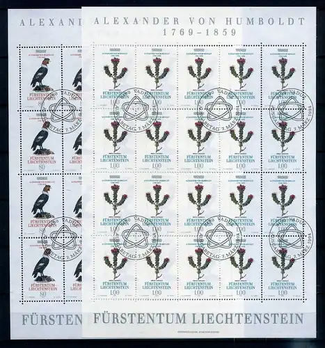 Liechtenstein KB 1079-1080 Cept Ersttagssonderstempel #JG462