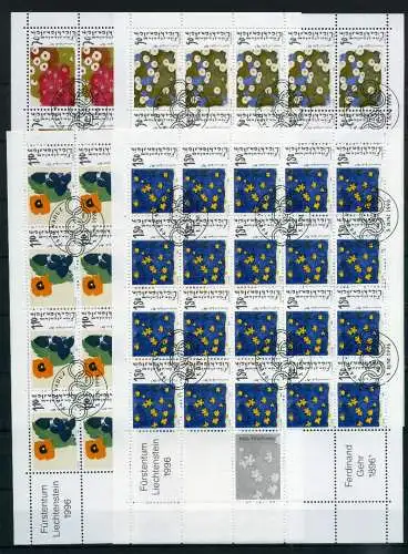 Liechtenstein Kleinbogen 1132-1135 Ferd. Gehr Ersttagssonderstempel #JG478