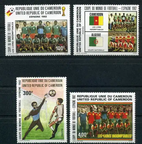 Kamerun 979-82 postfrisch Fußball #GE538