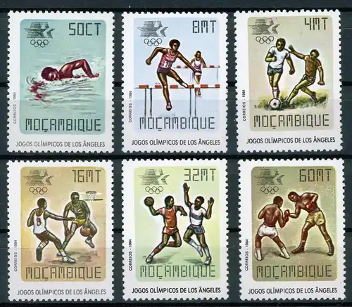 Mosambik 967-72 postfrisch Olympia #JJ420