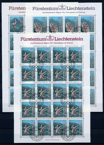 Liechtenstein Kleinbogen 843-845 postfrisch Märchen und Sagen #JE992