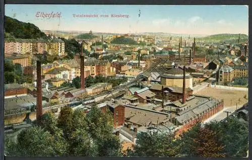 AK Elberfeld, Wuppertal Totalansicht vom Kiesberg 1923 #HD276