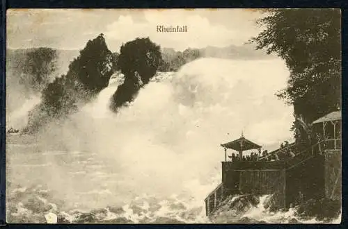 AK Schaffhausen, Schweiz Rheinfall 1910 #HD282