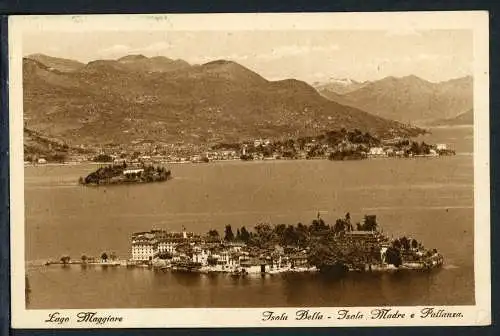 AK Lago Maggiore, Tessin, Schweiz Isola Bella 1927 #HD283