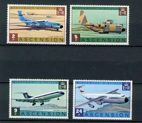 Ascension 185-188 postfrisch Flugzeuge #GI062