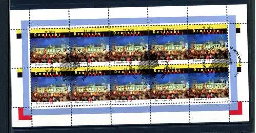 Bund Zehnerbogen 2821 Bonn Ersttagssonderstempel #IX449