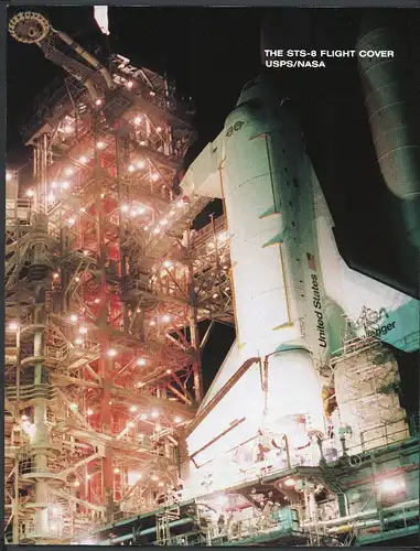 USA 1648 C auf Raketenpost Challenger 1983 im Folder Nr. 173971 #BW5189