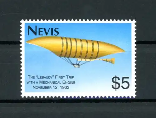 Nevis 728 postfrisch Zeppelin #GO509