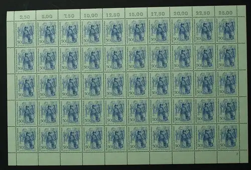 Berlin 50er Bogen 337 postfrisch Formnummer 2 #BW5285
