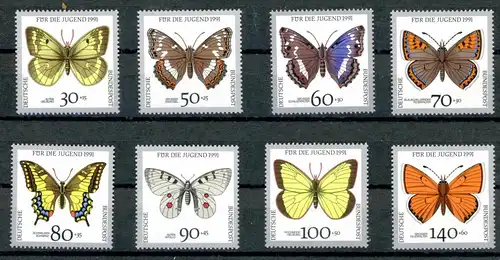 Bund 1512-1519 postfrisch Schmetterlinge #FW916