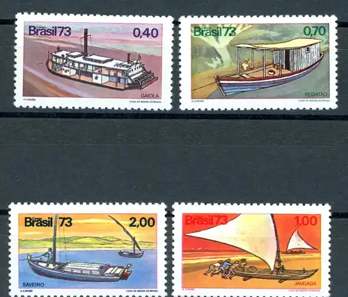 Brasilien 1409-1412 postfrisch Schifffahrt #IF551