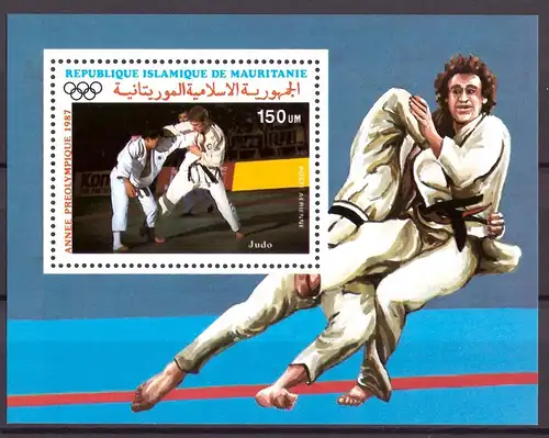 Mauretanien Block 68 postfrisch Olympia 1988 Seoul #HL154