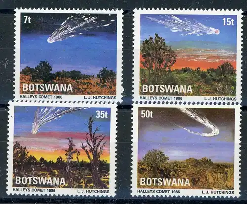 Botswana 376-379 postfrisch Raumfahrt #GB343