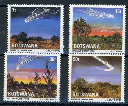 Botswana 376-379 postfrisch Raumfahrt #GB343