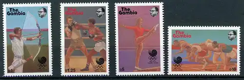 Gambia 758-61 postfrisch Olympia #HL111