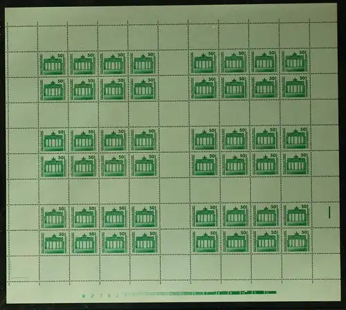 DDR Markenheftchenbogen MHB 21 L postfrisch #BW5498