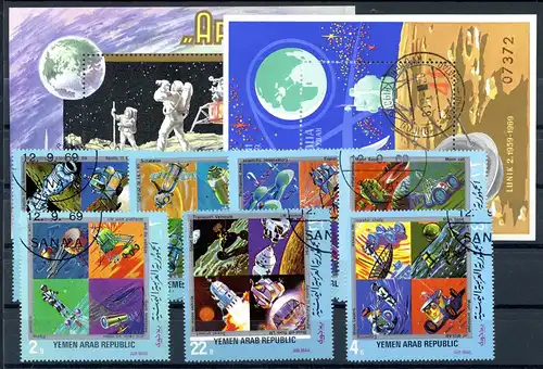 Kleines Lot Apollo 11 gestempelt #OZ1754