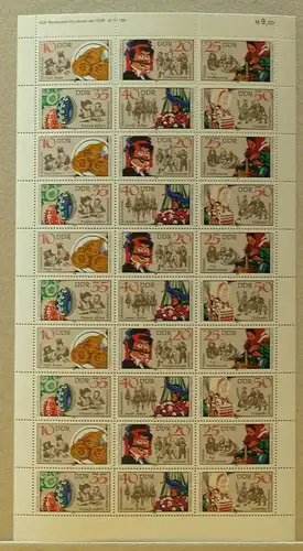 DDR ZD-Bogen 2716-2721 postfrisch DV #BW5615