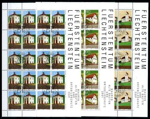 Liechtenstein Kleinbogen 1268-1270 Ersttagssonderstempel #JG505