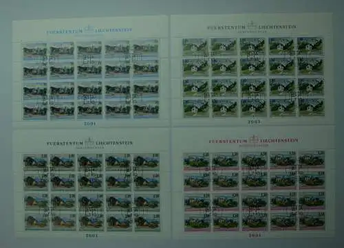 Liechtenstein Kleinbogen 1262-1265 Ersttagssonderstempel #JG503