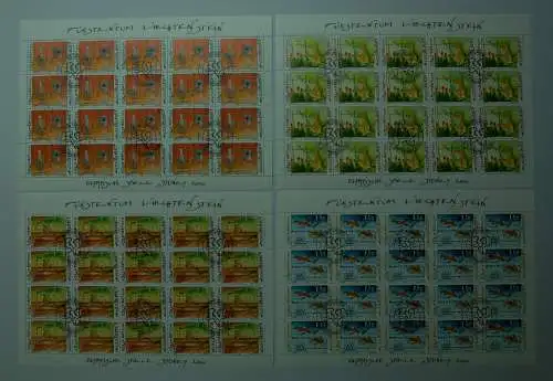 Liechtenstein Kleinb. 1241-1244 Olympiade 2000 Ersttagssonderstempel #JG500