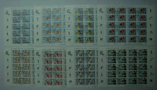 Liechtenstein Kleinbögen 1203-1211 Sport Ersttagssonderstempel #JG494