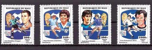 Mali 1196-1199 postfrisch Fußball WM 1994 #GE645