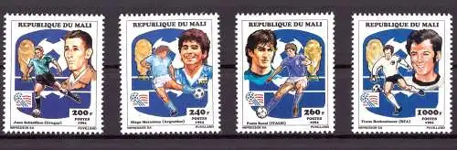 Mali 1196-1199 postfrisch Fußball WM 1994 #GE645