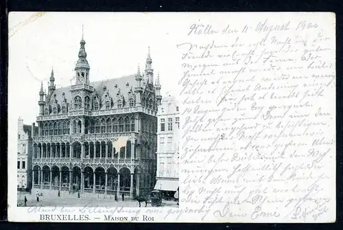 AK Brüssel/ Belgien Maison du Roi 1900 #O5811