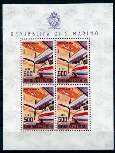 San Marino KB 829 postfrisch Flugzeug #GI228