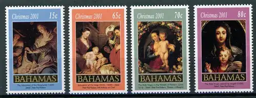 Bahamas 1096-99 postfrisch Weihnachten #IJ210