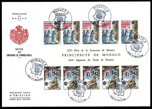 Monaco Block 19 Cept Ersttagesbrief/FDC #IX353