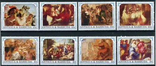 Antigua und Barbuda 1444-1451 postfrisch Kunst Rubens #IM274