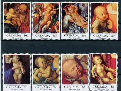 Grenada 2376-2383 postfrisch Weihnachten #IJ217