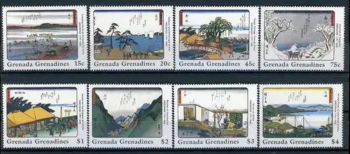 Grenada/Grenadinen 1121-28 postfrisch Asiatische Kunst #IY924