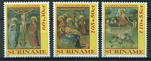 Surinam 1400-1402 postfrisch Weihnachten #IJ229