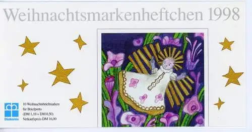 Bund Weihnachts Markenheftchen 1998 2024 postfrisch #IJ230