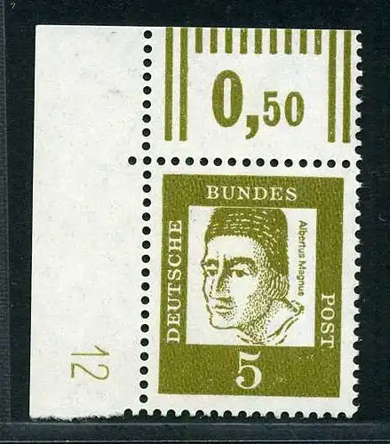 Bund DS Bedeutende Deutsche 347 y DZ 12 postfrisch #JE829