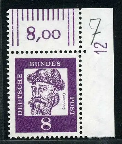 Bund DS Bedeutende Deutsche 349 x DZ 12 postfrisch #JE830
