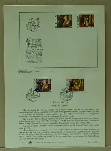 Portugal Ersttagsblatt 1441-1442 x Cept 1979 Ersttagssonderstempel #IX365