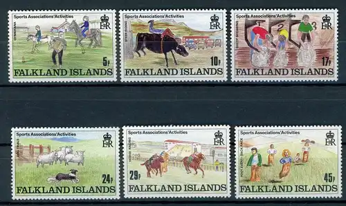 Falkland 507-512 postfrisch Kunst #IY966