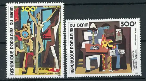 Benin 272-273 postfrisch Kunst Picasso #IY967