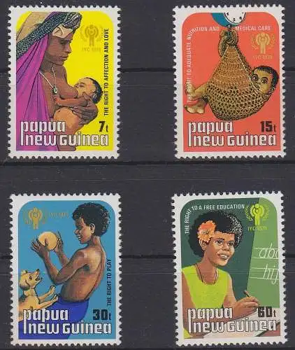 Papua Neuguinea 377-380 postfrisch Organisationen MNH #GE089