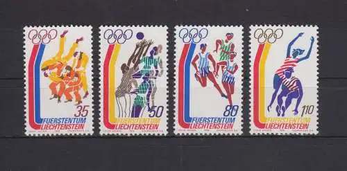 Liechtenstein 651-654 postfrisch Olymische Spiele 1976, MNH #GE096