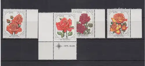 Südafrika 562-565 postfrisch Blumen Rosen MNH #GE099