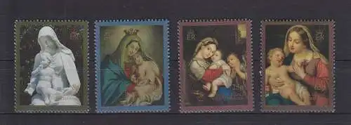 Ascension 531-534 postfrisch Weihnachten Kunst Madonna #GE234