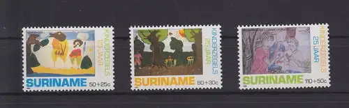 Suriname 1283-1285 postfrisch Jugenwohlfahrt #GE398